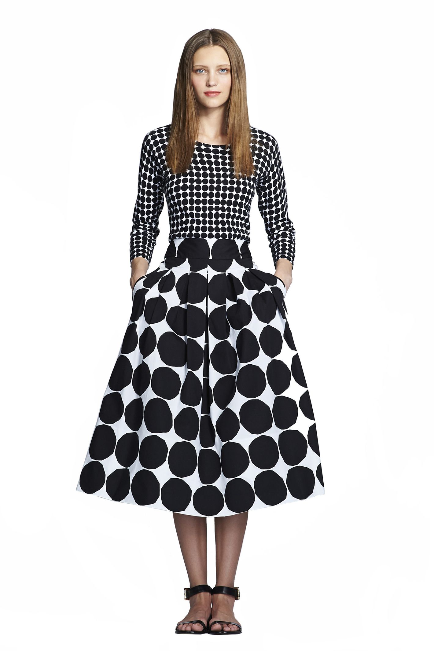 banana republic black and white polka dot dress Banana Republic Tulip Wrap Dress – Isom Vintage main image 0