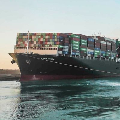 Suez Canal Ship Had Another Accident in 2019, Colliding With a Ferry - WSJ
