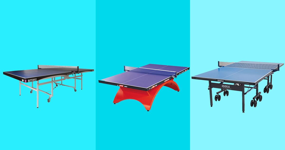 Professional Table Tennis Table Heavy Duty Folding Wheels Ping Pong Net Ball Bat 