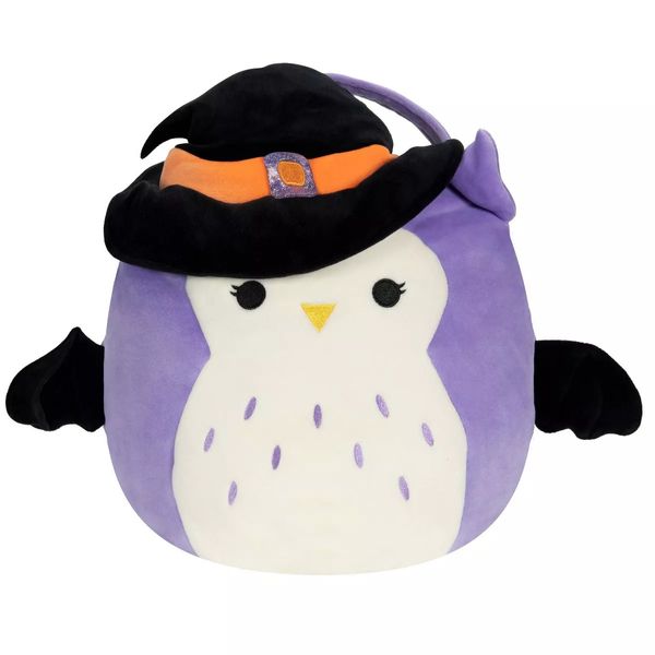 Squishmallows Holly the Owl Halloween Trick-or-Treat Pail
