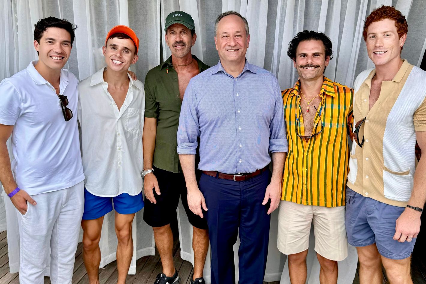 Doug Emhoff and Chasten Buttigieg Go to Fire Island