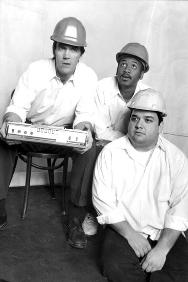 With Scrubs' Neil Flynn and Mr. Show's Jerry Minor, the future SNL star donned a hard hat for Second City's 1996 show 40 oz. and a Mule.