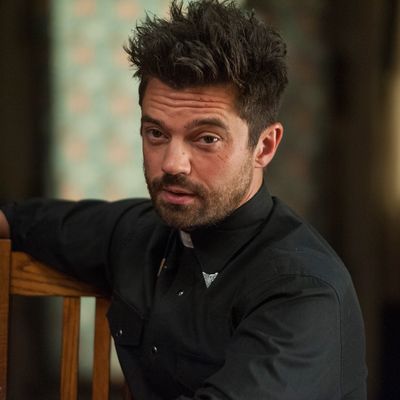 Dominic Cooper as Jesse Custer - Preacher _ Season 1, Episode 9 - Photo Credit: Lewis Jacobs/Sony Pictures Television/AMC