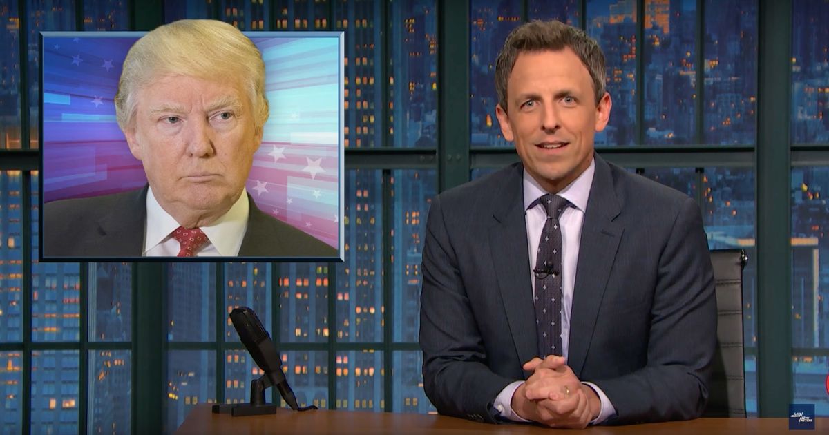 Seth Meyers Tracks Trump’s Changing Comey Story