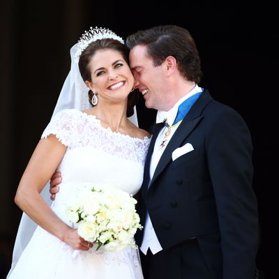 Princess Madeleine Wed in Valentino and a Tiara