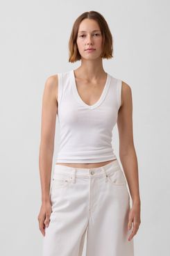 Gap Modern V-Neck Tank Top