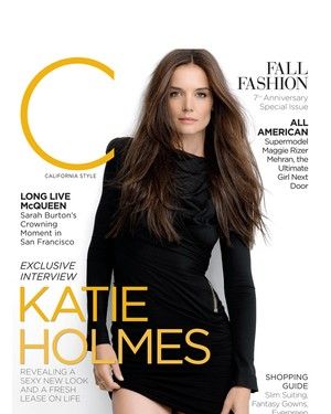 Katie Holmes, shot just one week before the Big Announcement.