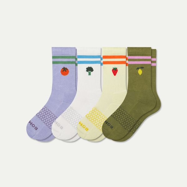 Bombas Youth Fruits & Veggies Calf Socks