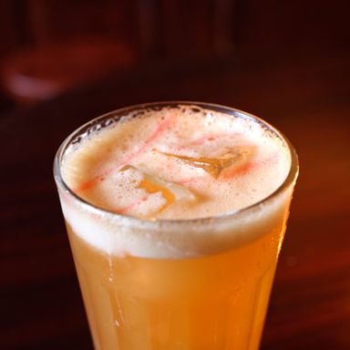 Rye, Fernet Branca, benedictine, cherry heering, Peychaud's bitters