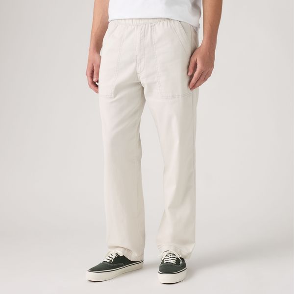 Levi's Easy Relaxed Cotton Linen Pull On Surplus Men's Pants