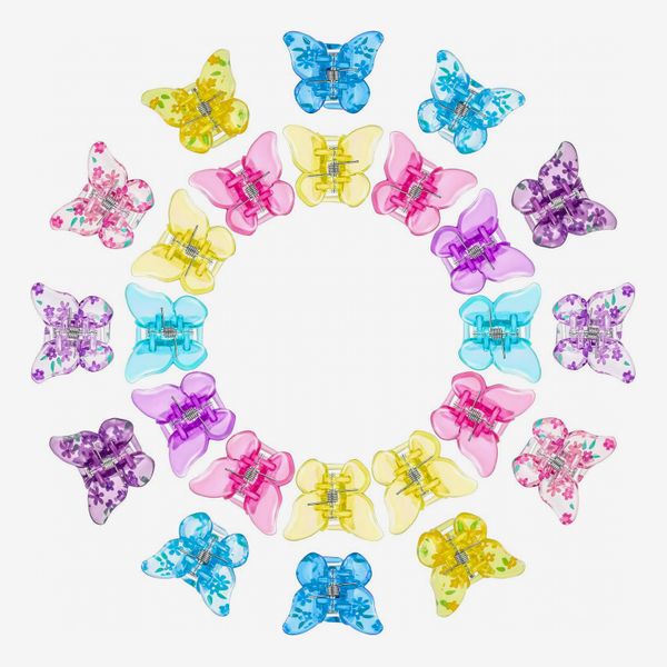 Willbond Store Mini Butterfly Hair Clips (24 Pieces)