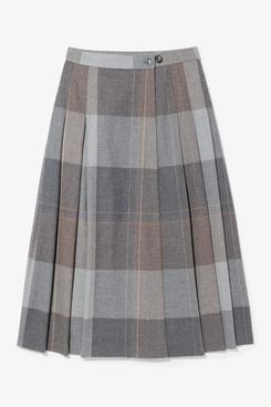 Noah Plaid Wrapped Skirt