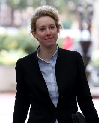 Elizabeth Holmes.