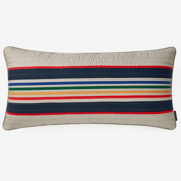 Pendleton Stripe Quilted Accent Pillow