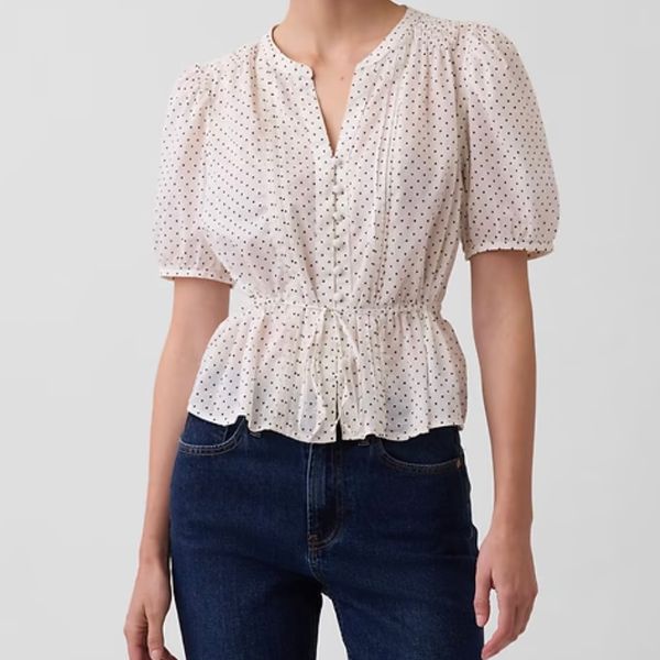 Gap Tie-Waist Top