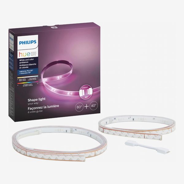 Philips Hue Lightstrip Plus 2m Base Kit and 1m Extension Bundle