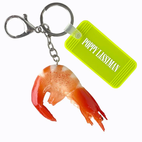 Poppy Lissiman Shrimp Keychain