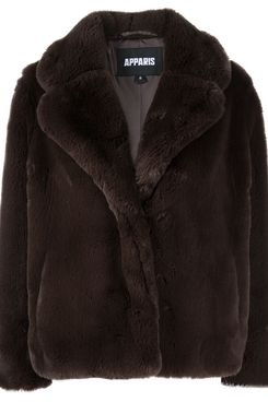 Apparis Oversize Faux-Fur Coat