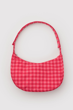Baggu x Molly Goddard Popper Strap Medium Nylon Crescent Bag