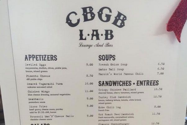Legendary Rock Club CBGB Finally Reopening As a Restaurant in the