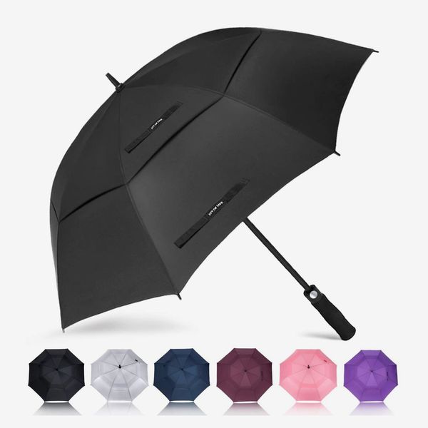 Zomake 68-Inch Large Rain Umbrella with Double Canopy