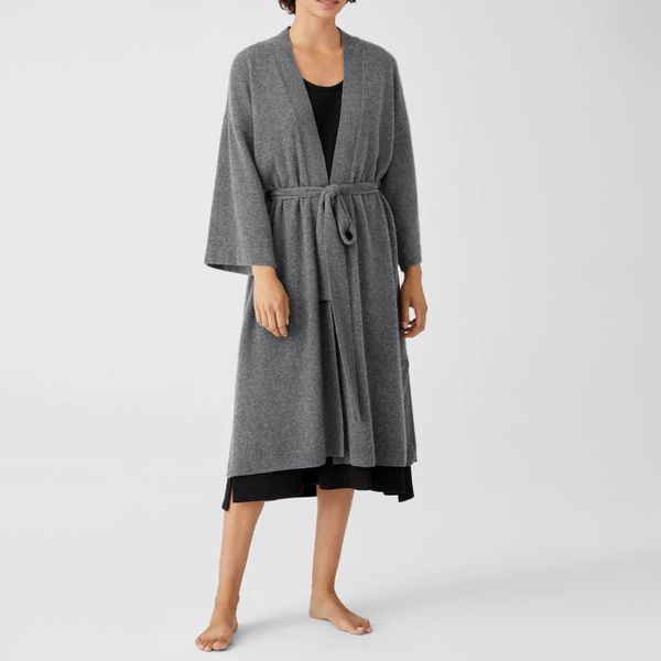 Eileen Fisher Brushed Cashmere Robe