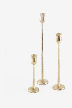 Annie Selke Brass Candle Holder