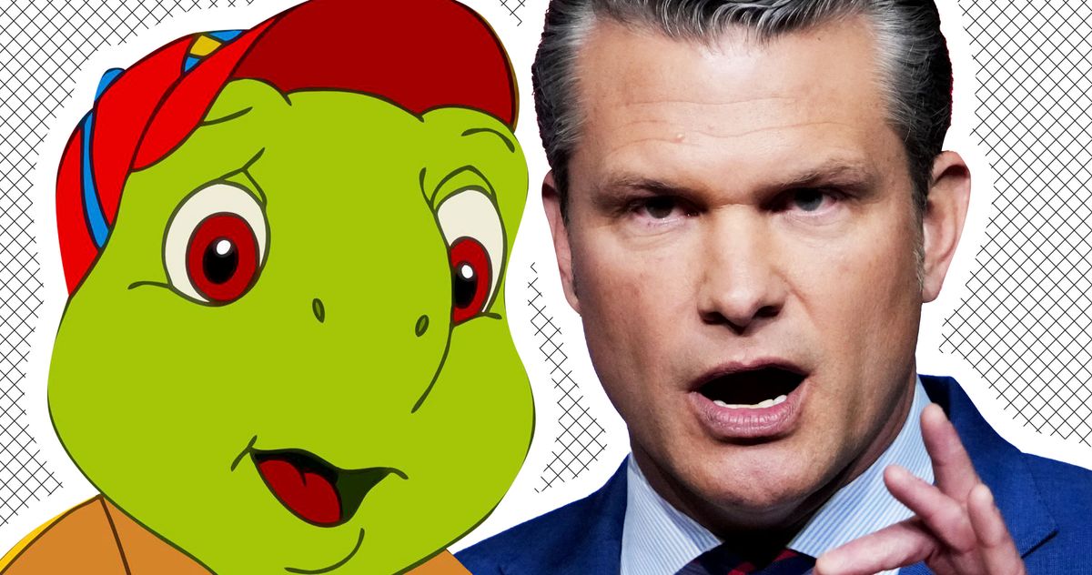 Pete Hegseth Is Beefing With a Children’s Book Turtle
