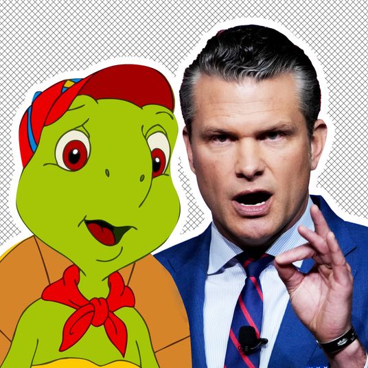 franklin the turtle and pete hegseth