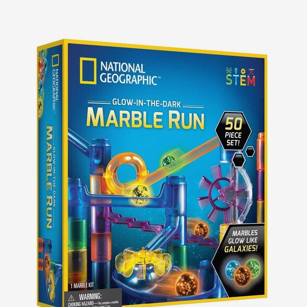 National Geographic Glow-in-the-Dark Marble Run - 50pc