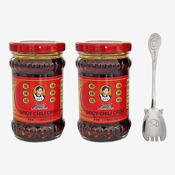 2-Pack Lao Gan Ma Spicy Chili-Crisp Sauce with Spoon