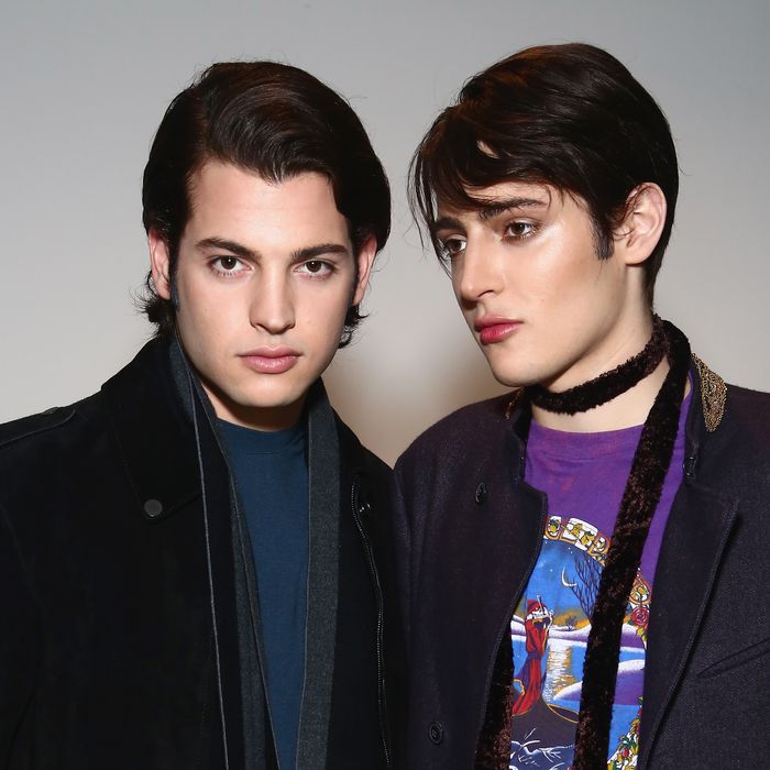 The Brothers Brant. Photo: Astrid Stawiarz/Getty Images for M.A.C.