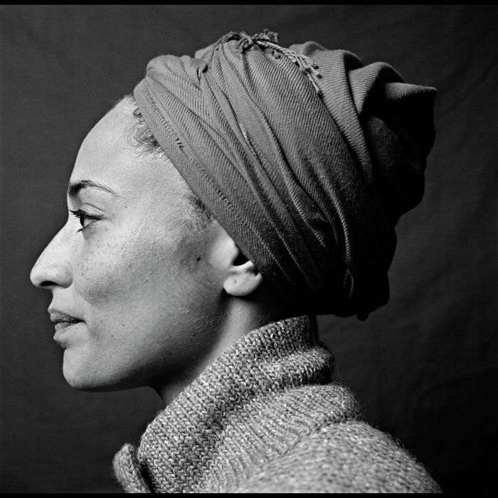 English novelist Zadie Smith poses for a portrait session in December 2008, New York, NY. 