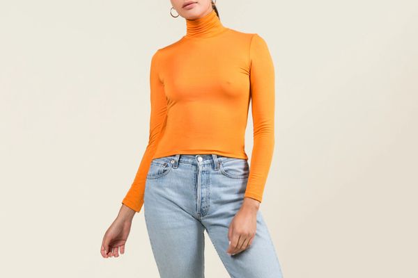 Leset Classic Turtleneck - Mustard