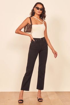 Reformation Cynthia High-Rise Straight Jeans