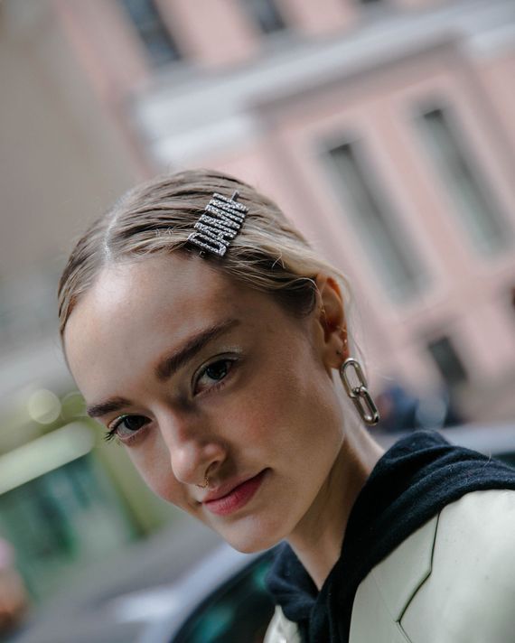 Barrettes Are a Hair Trend at New York Fashion Week