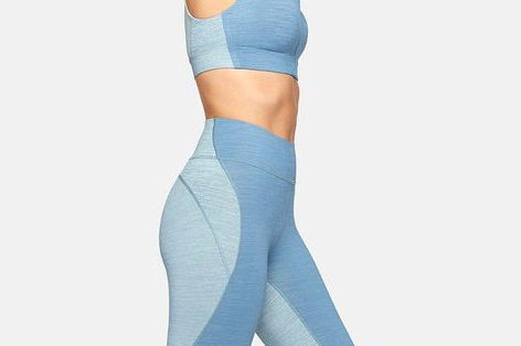 Outdoor Voices TechSweat 3/4 Two-Tone Leggings