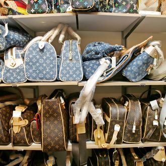 Counterfeit handbags on Canal Street