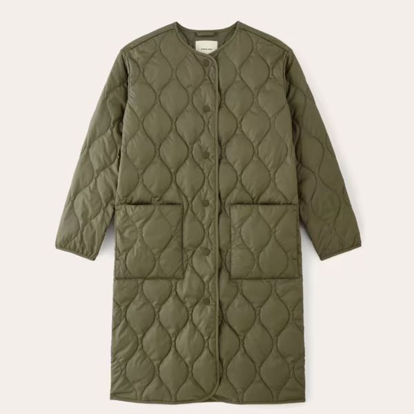 Everlane The Long Quilted Liner