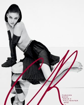 A mock-up cover for Carine Roitfeld's new magazine.