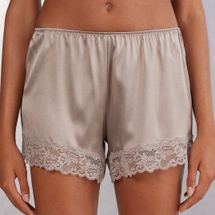 intimissimi Lace Trim Silk Shorts