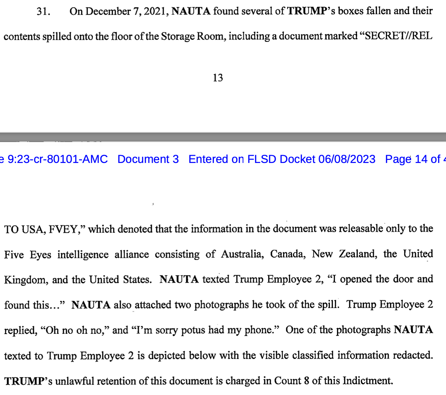 Pictures: Boxes of classified documents at heart of Trump's 2nd indictment  – NBC 5 Dallas-Fort Worth