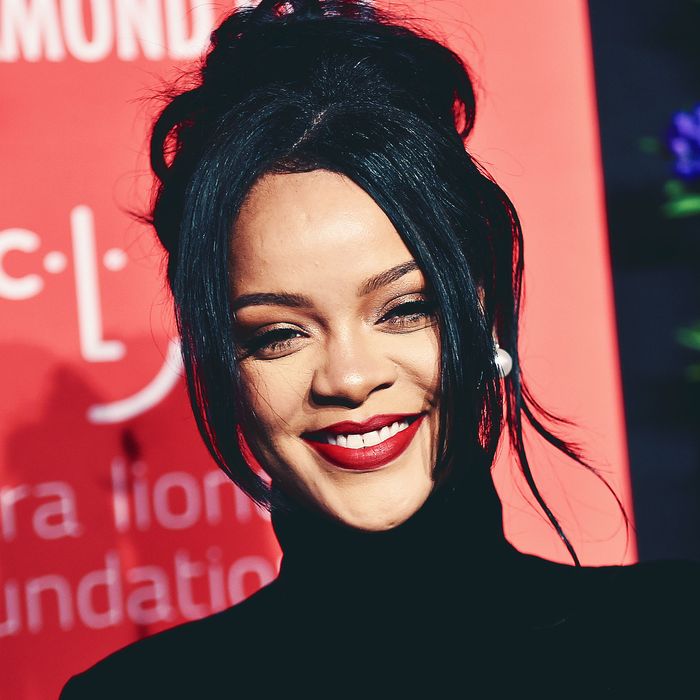 Rihanna Wore a Givenchy Couture Turtleneck to Diamond Ball