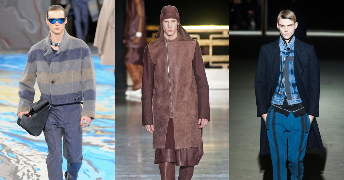 Fall Menswear: Rick Owens, Louis Vuitton, and Dries Van Noten