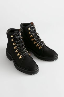 Chunky Suede Hiking Boots