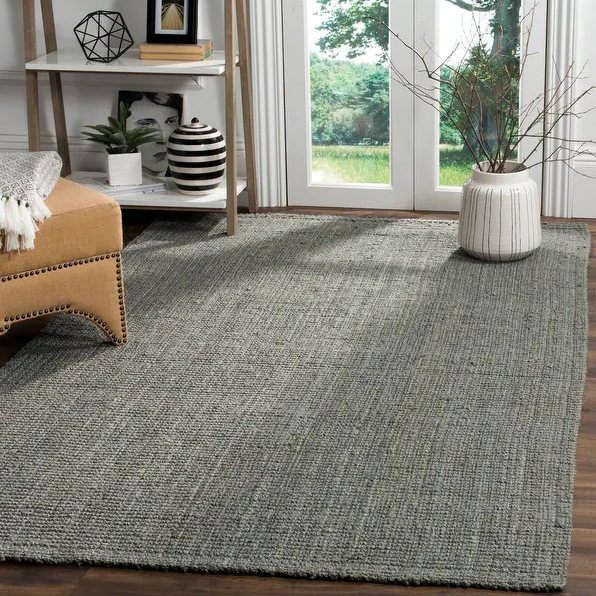 Safavieh Handmade Natural Fiber Bariaa Jute Rug (Green/Grey, 4’x6’)