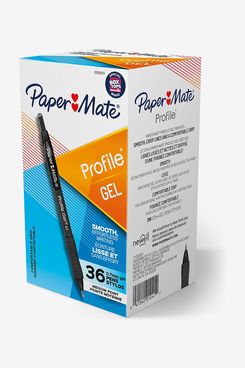 Paper Mate 0.7mm Gel Pens (Black, 36-Count)