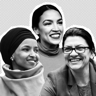 Ilhan Omar, Alexandria Ocasio-Cortez, Rashida Tlaib.