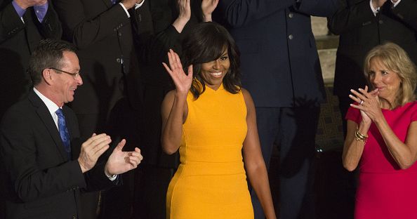 The Color of Michelle Obama’s State of the Union Dress Was Very ...