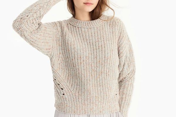 Point Sur chunky ribbed crewneck sweater